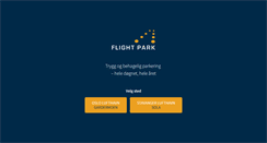 Desktop Screenshot of flightpark.no